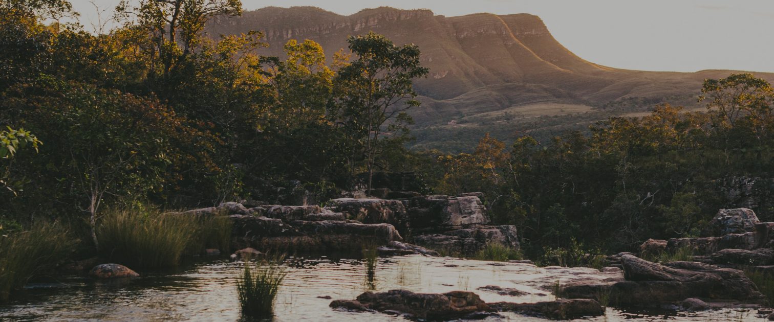 Cascada en la Chapada dos Veadeiros
